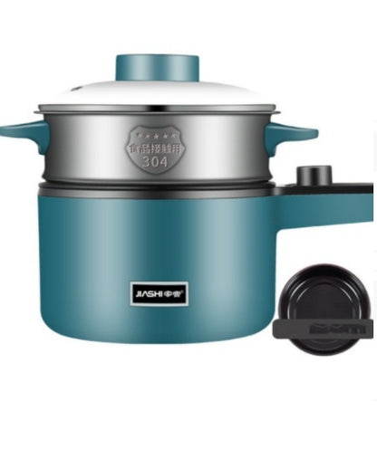 Mini Kitchen Electric Pot – 1.2L Non-Stick Multifunctional Cooker | Smart Noodle, Soup, Steamer & Hot Pot