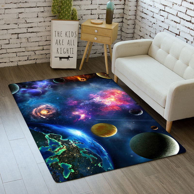 Flannel Starry Floor Mat | Living Room Rug | Home Decor