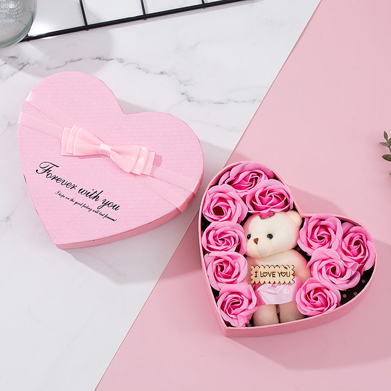 Heart-Shaped Rose Gift Box – Perfect for Christmas, Valentine’s Day, Mother’s Day, and Birthdays