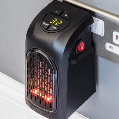 Portable Electric Ceramic Space Heater - Mini Heater Fan for Home, Office, or Camping
