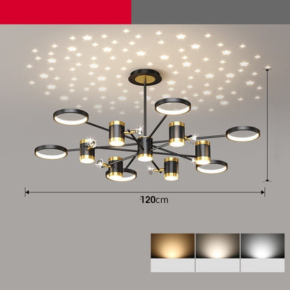 Light Luxury Nordic Star Chandelier - Modern Whole House Lighting Package