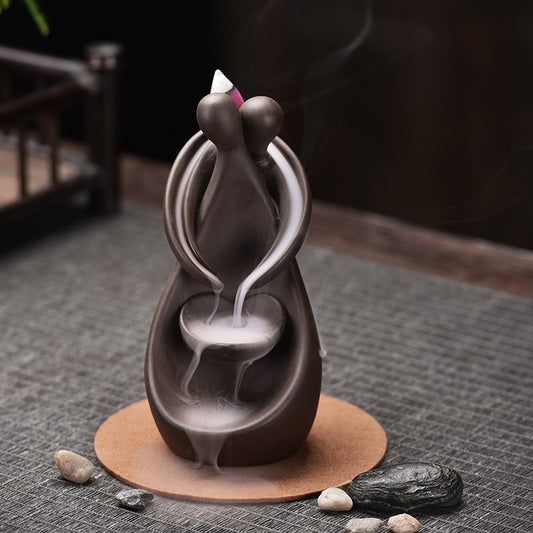 Smoke Waterfall Back flow Incense Burner