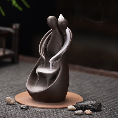 Smoke Waterfall Back flow Incense Burner