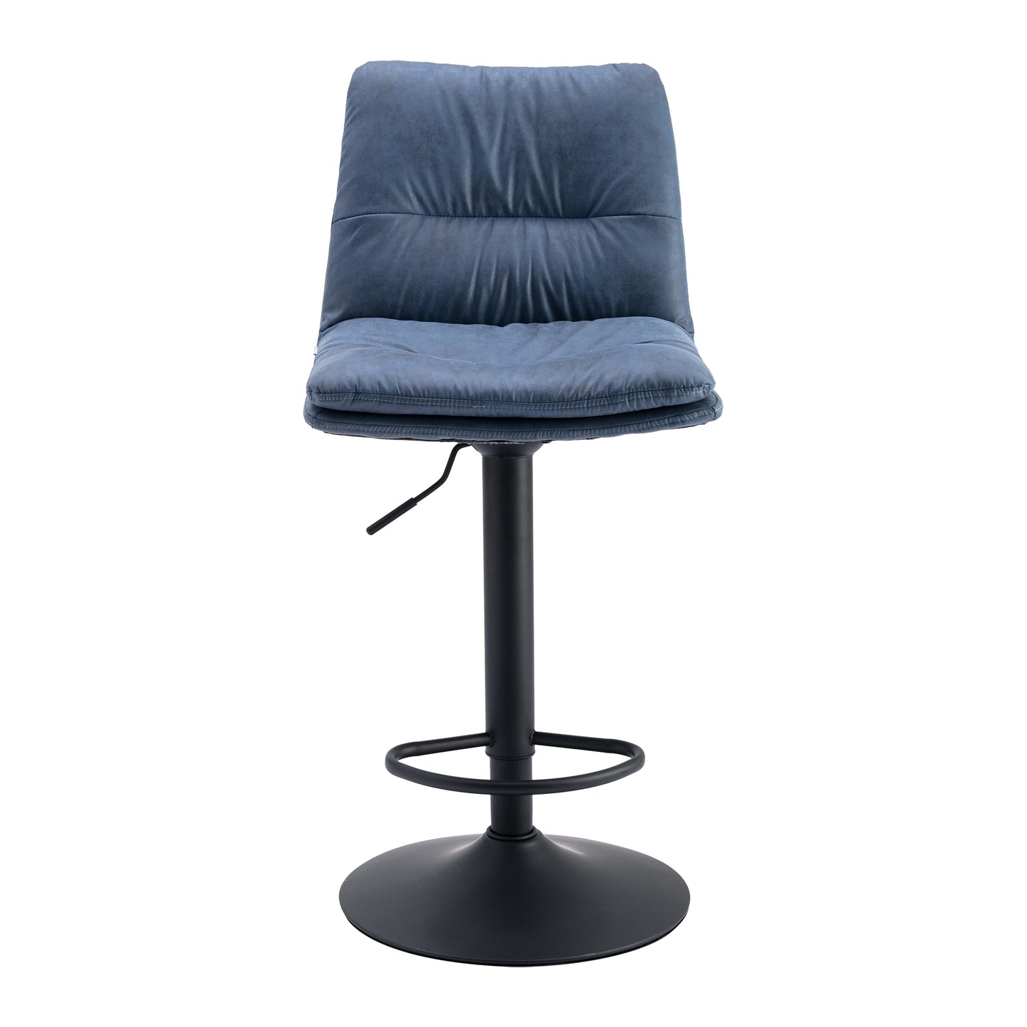 US Stock 2Pcs/Set Bar Chair PU Leather Bar Nightclub Stool Lifting Adjusted Swivel Leisure Kitchen LIving Room Backrest Chair