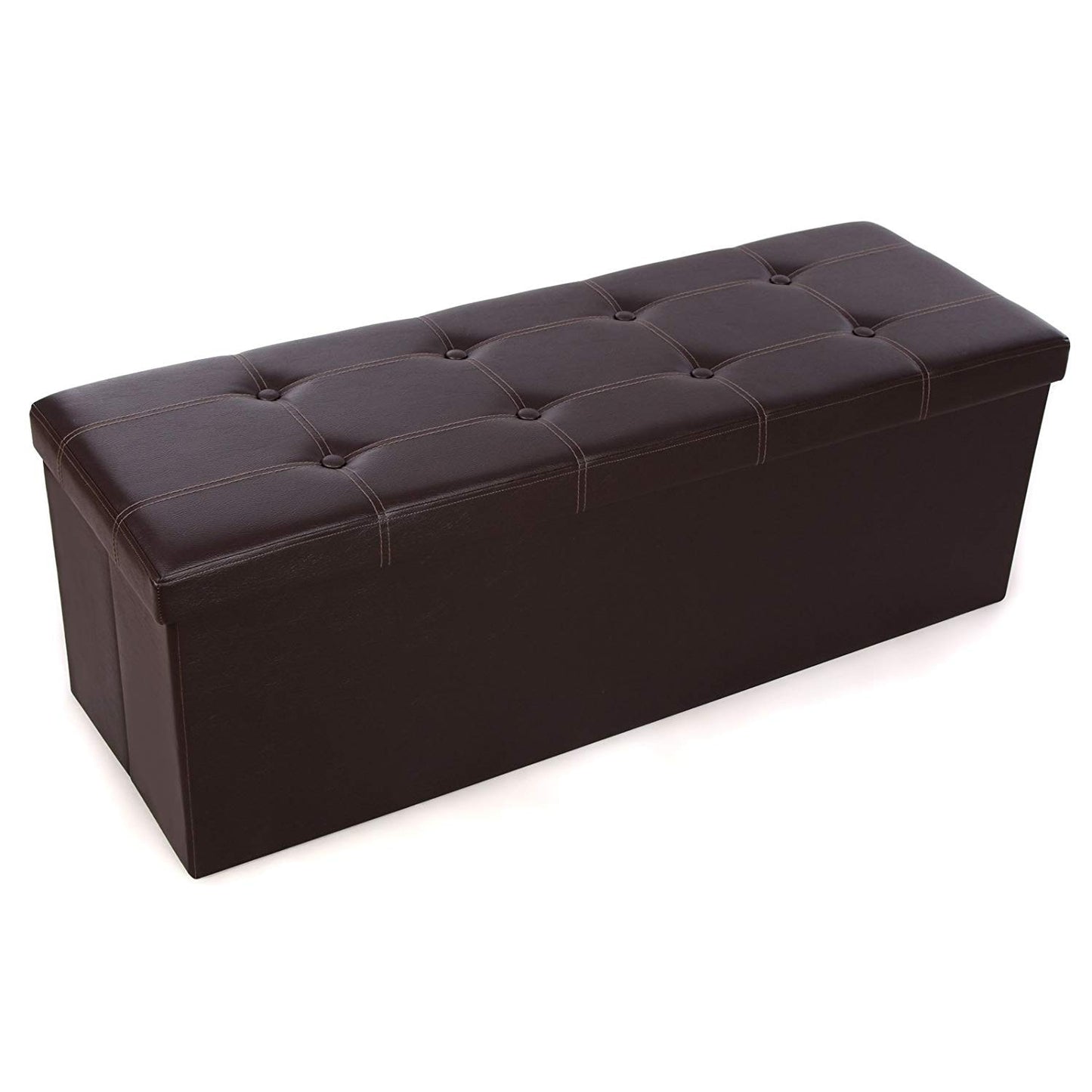 Storage Benches Foldable Stool with Storage Space Home Sofa Ottoman Seat Bench Chest Storage Box Home Living Room Furniture